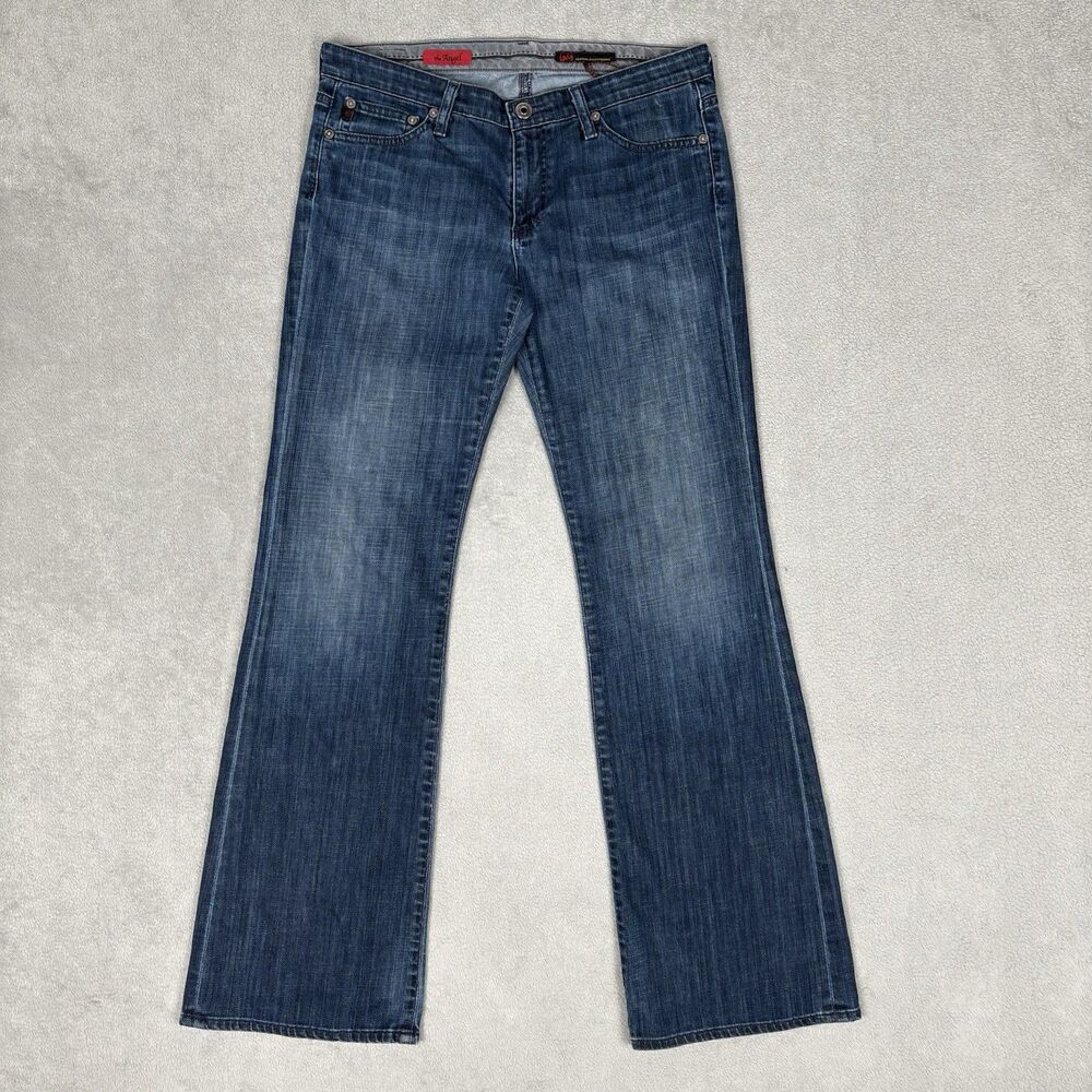 AG Adriano Goldschmeid Bootcut Jeans Womens 30 the Angel Mid Rise Stretch 32x31